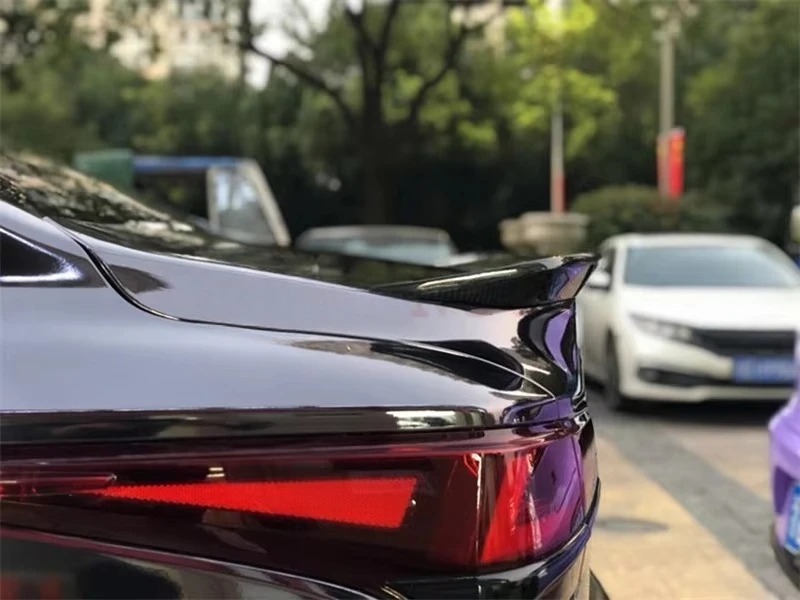 Carbon Fiber Rear Trunk Spoiler Wing Fit for  LS350 LS500h 2017-2021 DD Style High Quality Car Tuning